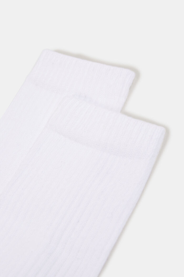 2er-Pack Socken mit Ripp-Struktur, WHITE, detail image number 1