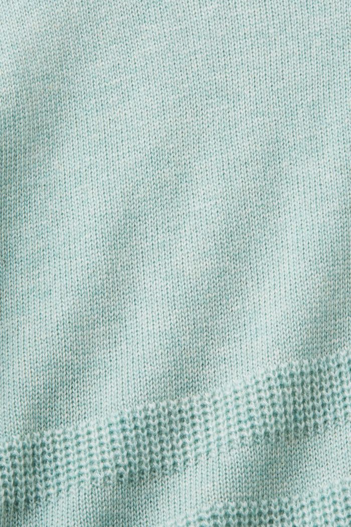 Sweaters, LIGHT AQUA GREEN, detail image number 5