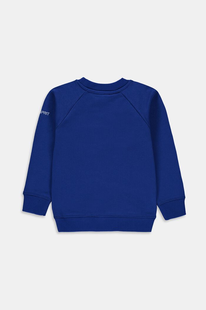 Sweatshirt mit Logo aus 100% Baumwolle, BRIGHT BLUE, detail image number 1