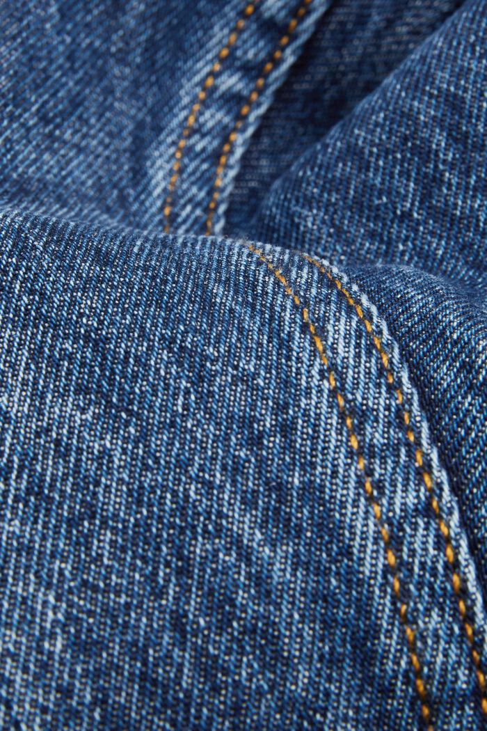 Jeans mit geradem Bein, BLUE DARK WASHED, detail image number 7
