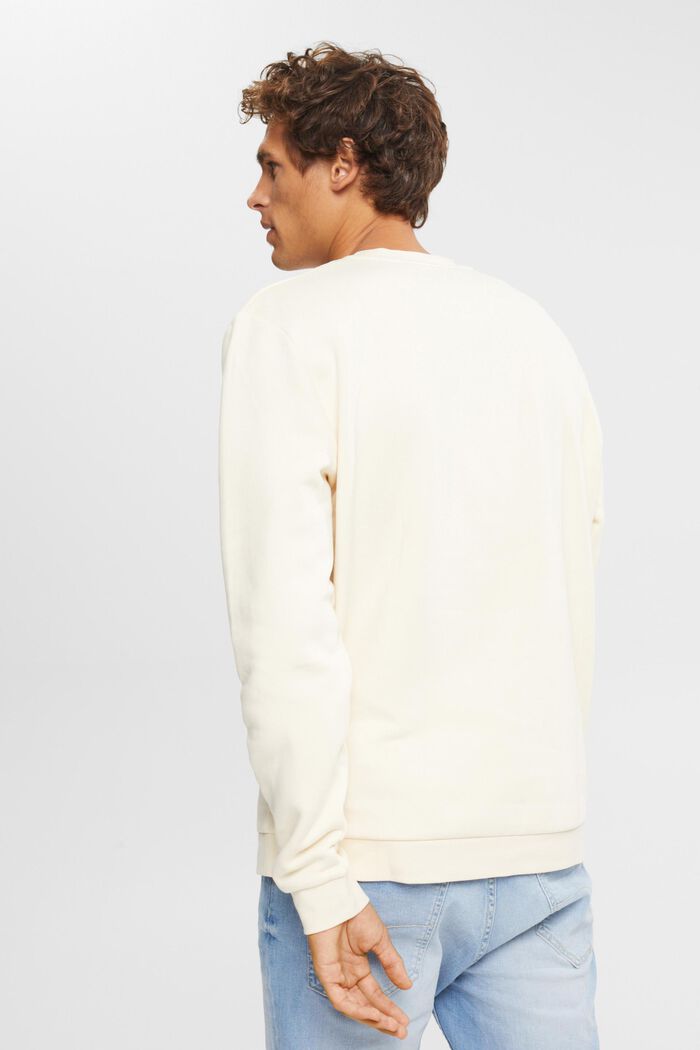 Sweatshirt mit Print aus Baumwoll-Mix, BEIGE, detail image number 3