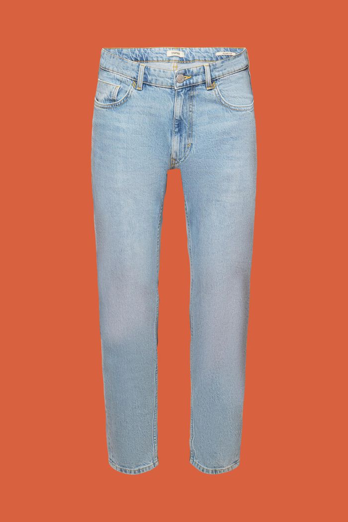 Jeans in bequemer, schmaler Passform, BLUE LIGHT WASHED, detail image number 8