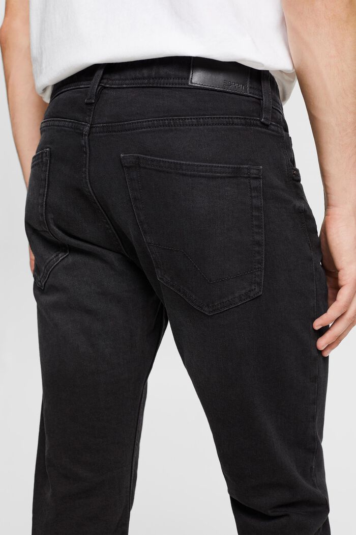 Stretch-Jeans mit Organic Cotton, BLACK DARK WASHED, detail image number 4