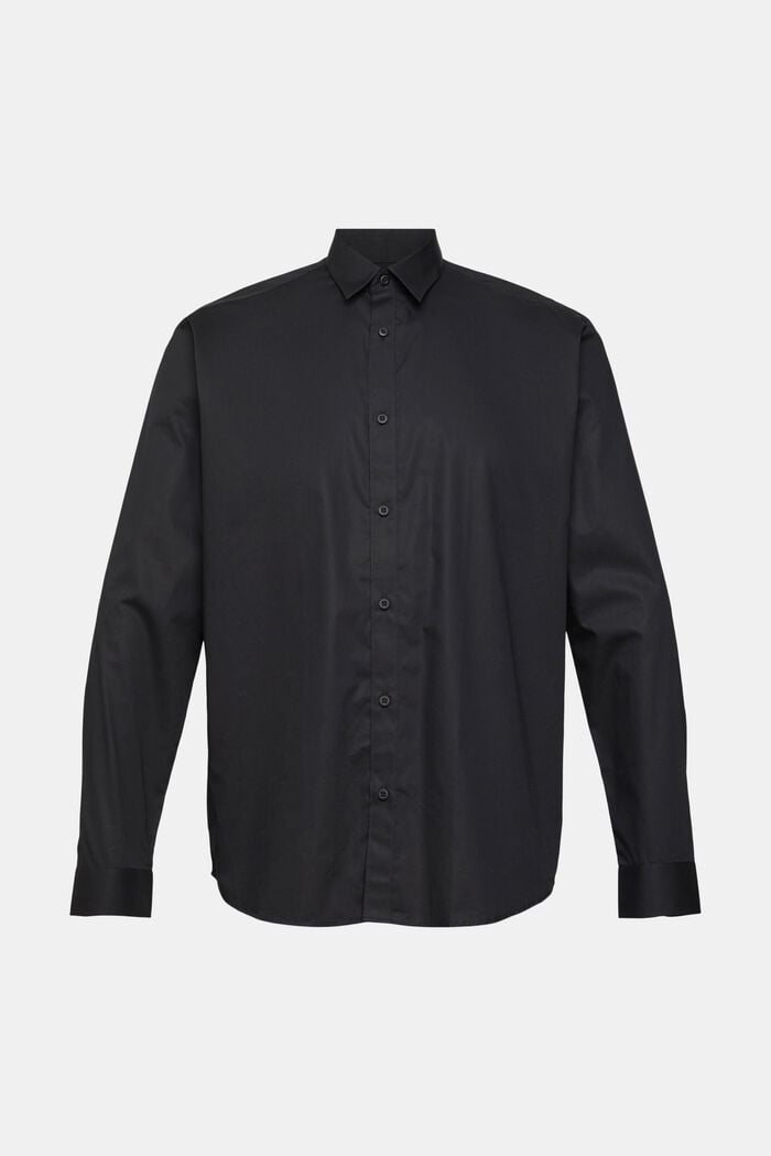 Nachhaltiges Baumwollhemd, BLACK, detail image number 6