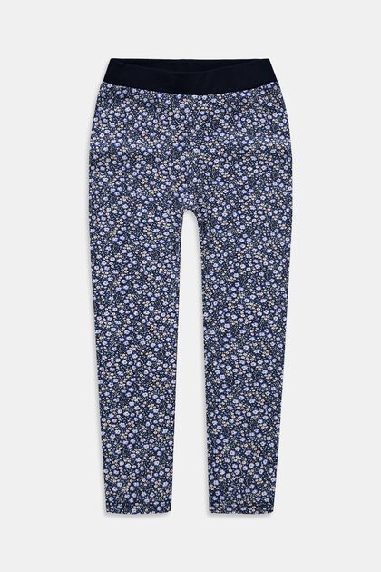 Leggings mit Allover-Print, NAVY, overview