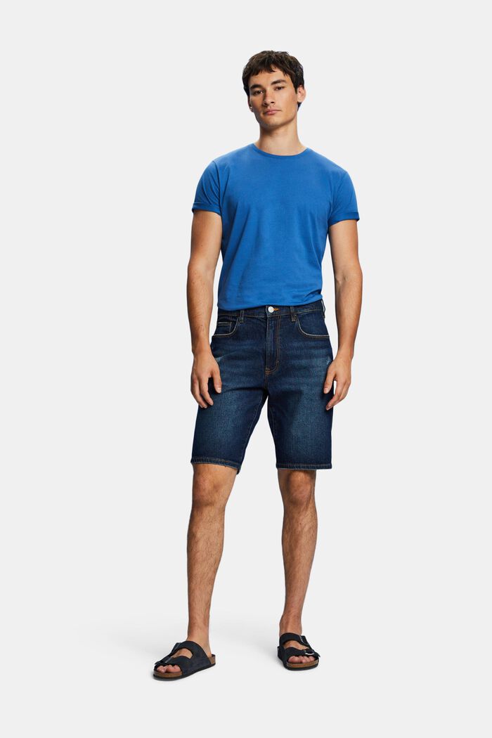 Jeans-Bermudashorts, BLUE DARK WASHED, detail image number 5
