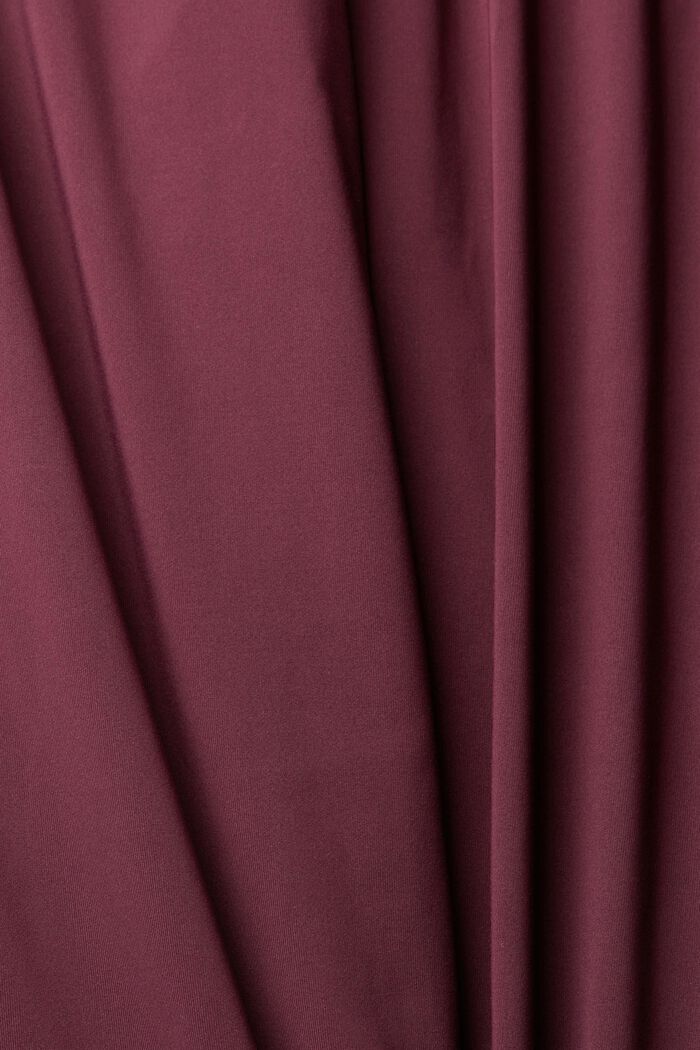 Gecroppte Jersey-Jogger-Pants mit E-DRY-Finish, BORDEAUX RED, detail image number 6
