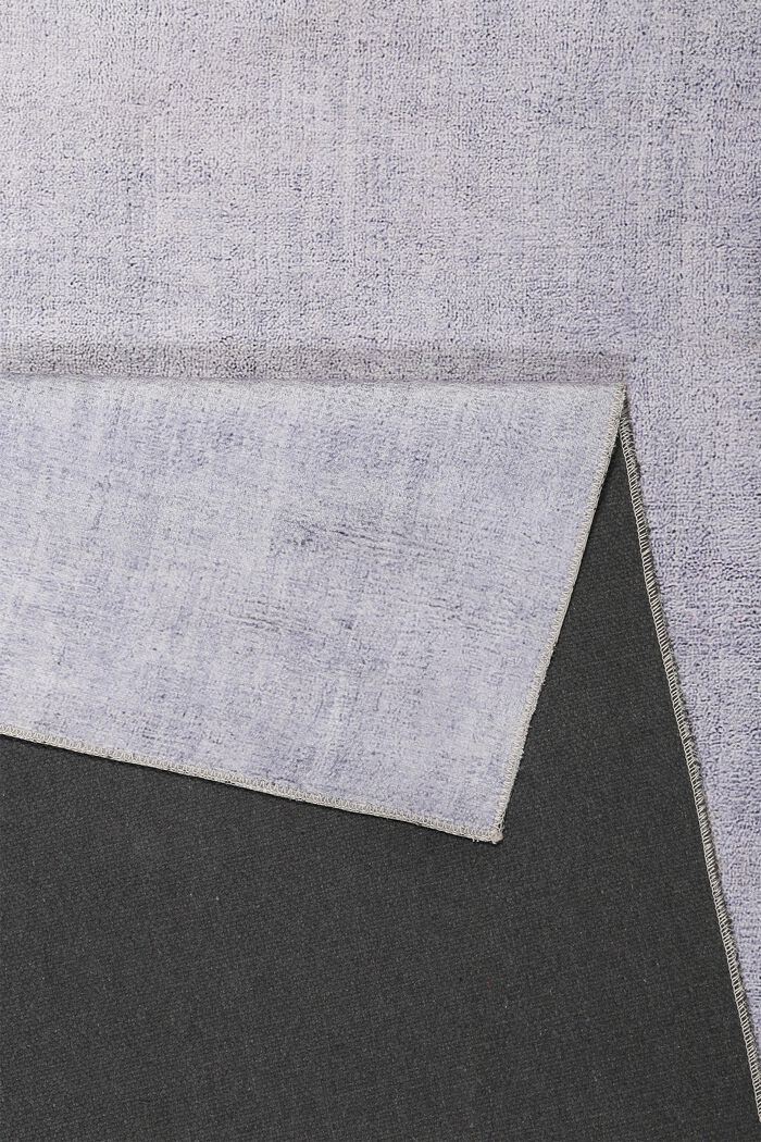 Kurzflor-Teppich mit upgecycelter Baumwolle, MEDIUM GREY, detail image number 2