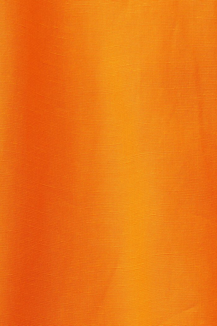 Oversize-Hemdbluse, BRIGHT ORANGE, detail image number 5