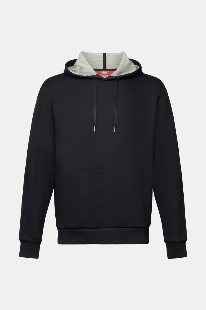 Recycelt: Sweatshirt mit Kapuze, BLACK, detail image number 5