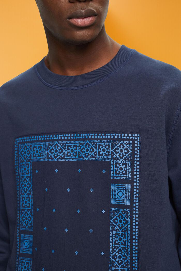 Sweatshirt mit Frontprint, NAVY, detail image number 2