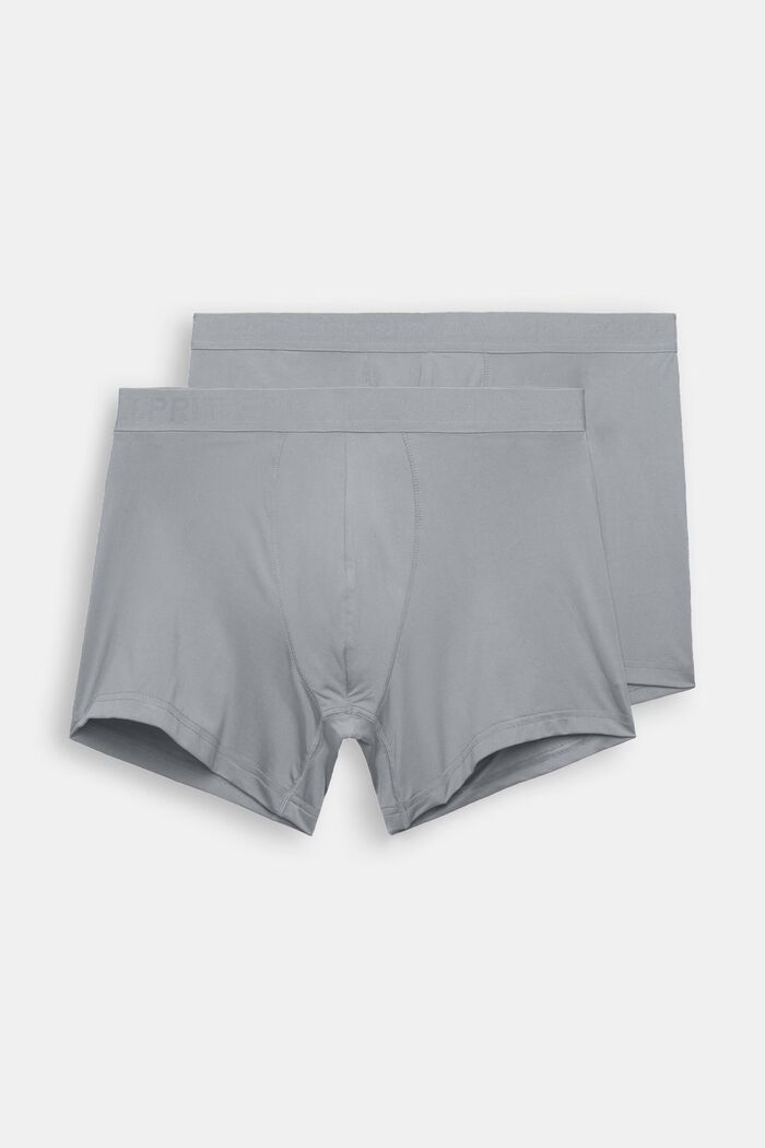 Lange Herren-Shorts aus Mikrofaserstretch im Multipack, DARK GREY, detail image number 1