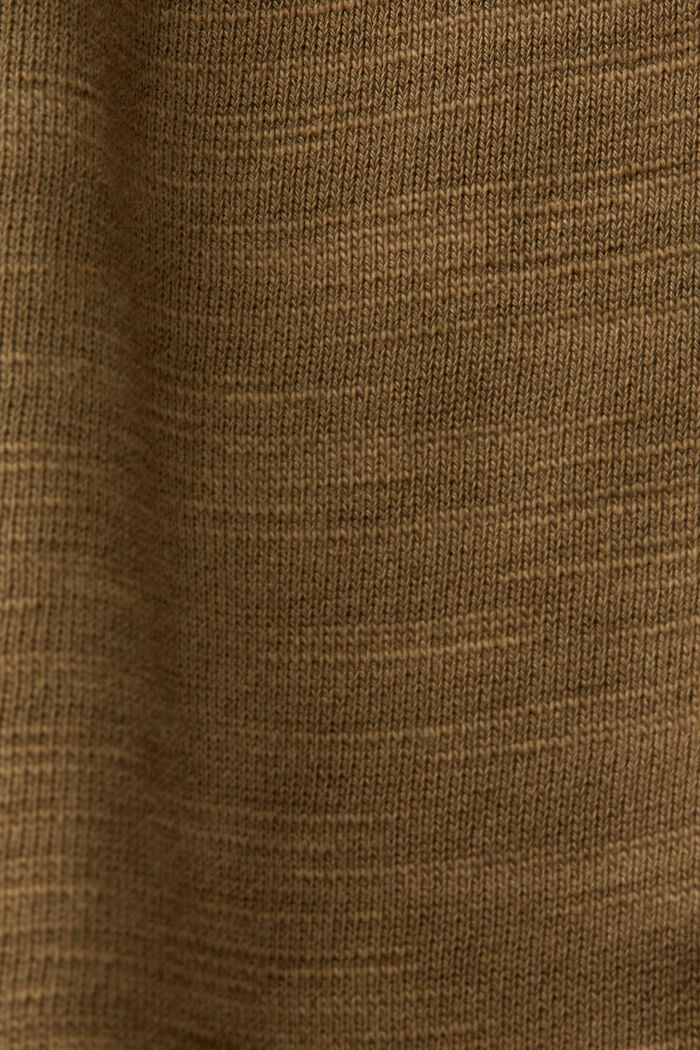 Hoodie mit Reißverschluss, 100 % Baumwolle, KHAKI GREEN, detail image number 5