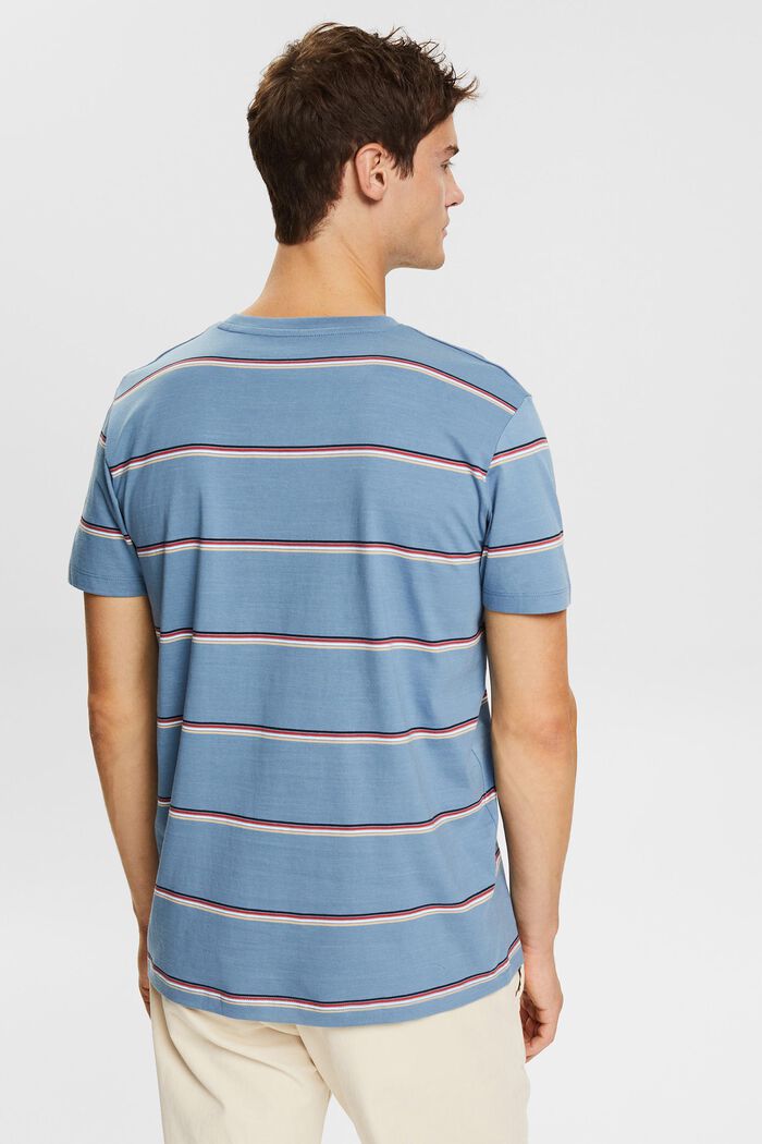Jersey-T-Shirt mit Streifen, BLUE, detail image number 3
