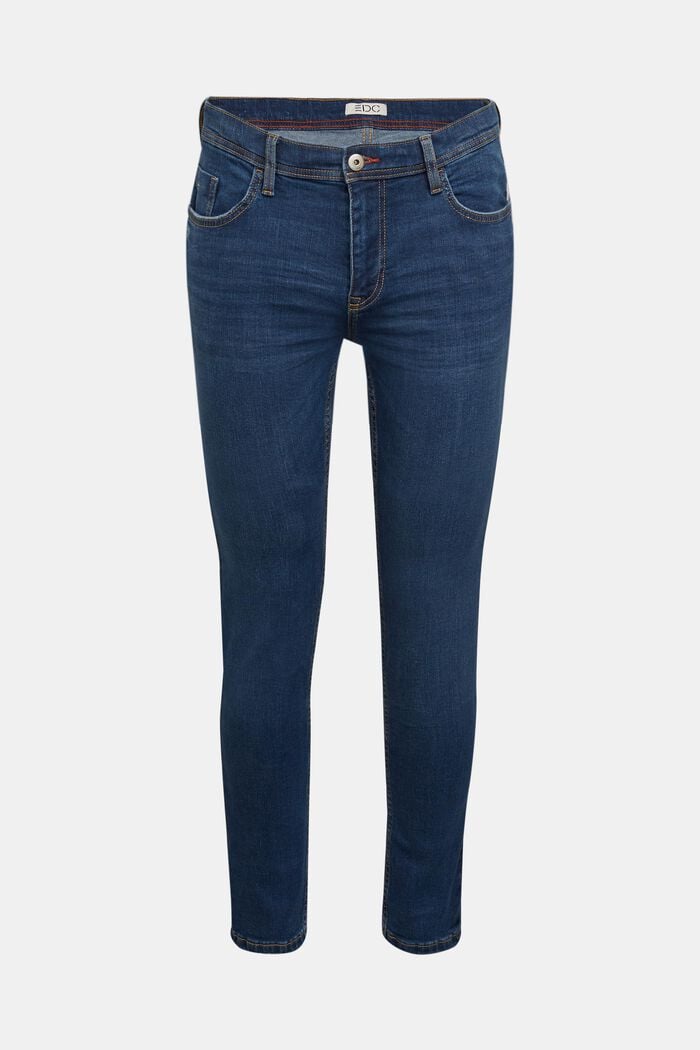 Stretch-Jeans mit Organic Cotton, BLUE MEDIUM WASHED, detail image number 0