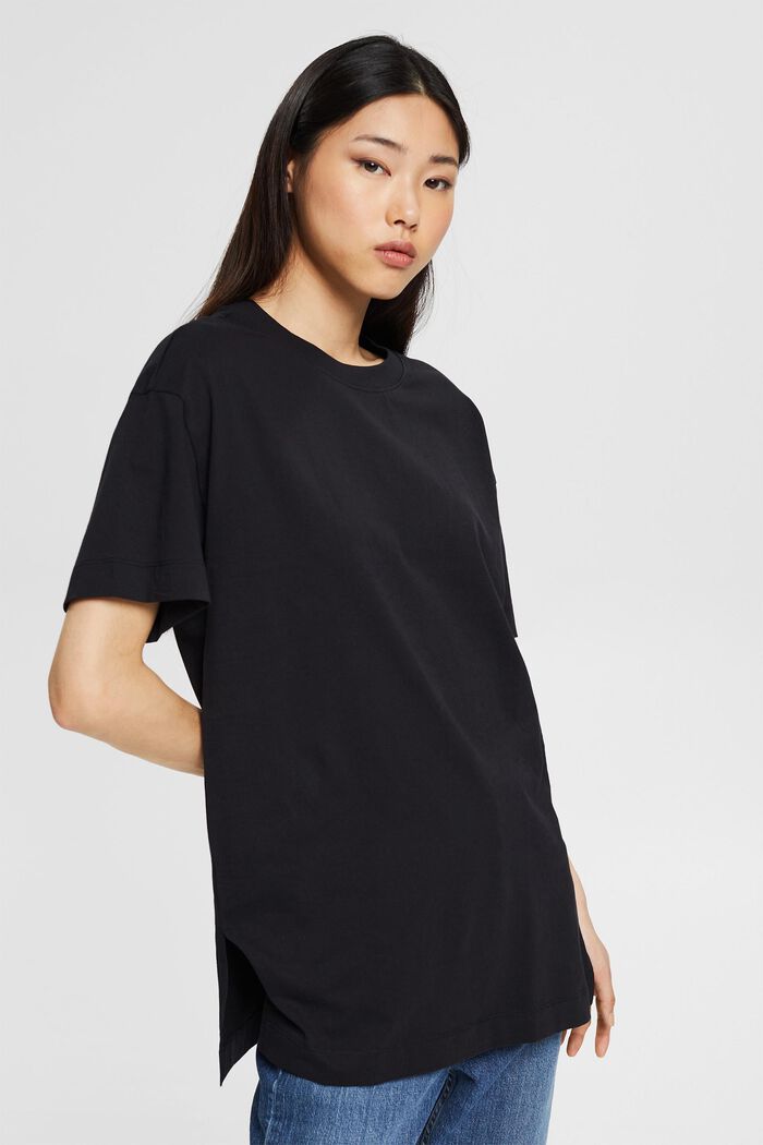 Oversize Jersey-T-Shirt, BLACK, detail image number 0