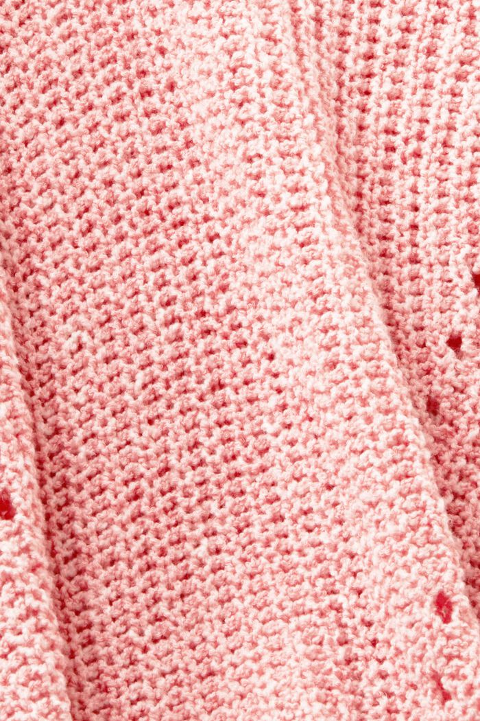 Pullover mit Zopf-Muster, PINK, detail image number 5
